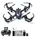 WOBOX RC Drone with 2MP HD Camera RC Quadcopter 4CH 6-Axis Gyroscope 2.4 GHz Remote Control Quadcopter W11(4G SD Card & Card Reader Included)