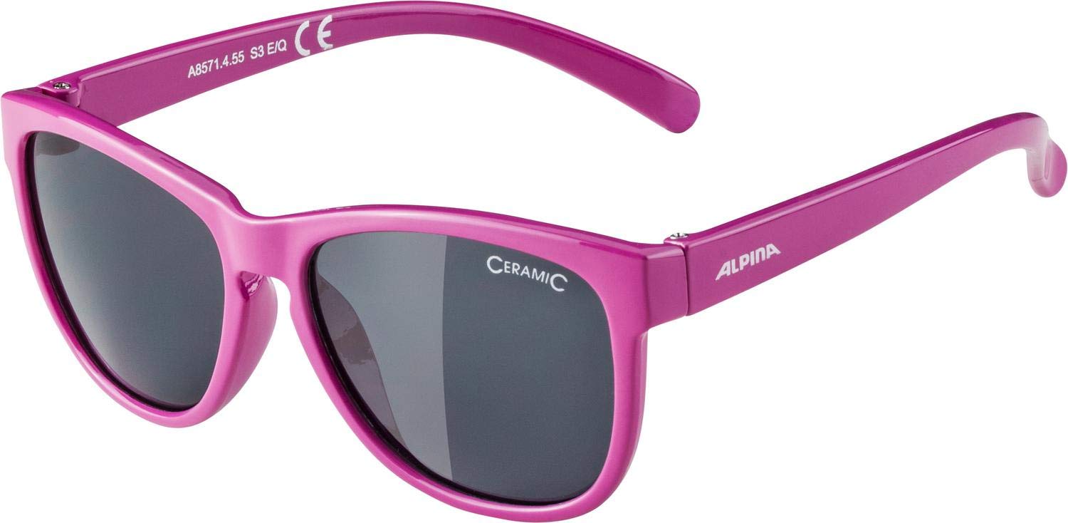 ALPINA Unisex - Children, LUZY sunglasses, berry gloss, One Size