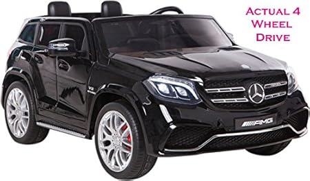 Mercedes 2-Sitzer Lizenzprodukt GLS 63 AMG SUV die tatsächliche 4 WD mit 4 x Unabhängige leistungsstarken Motoren Jeep Elektr