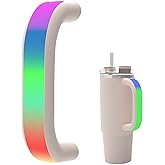 6 Colors LED Light-Up Tumbler Handle for Stanley 40oz/30oz Cups | Rechargeable Waterproof Handle Accessory For Outdoor, Camping,Parties,Home | Gift for Stanley Cup Lovers