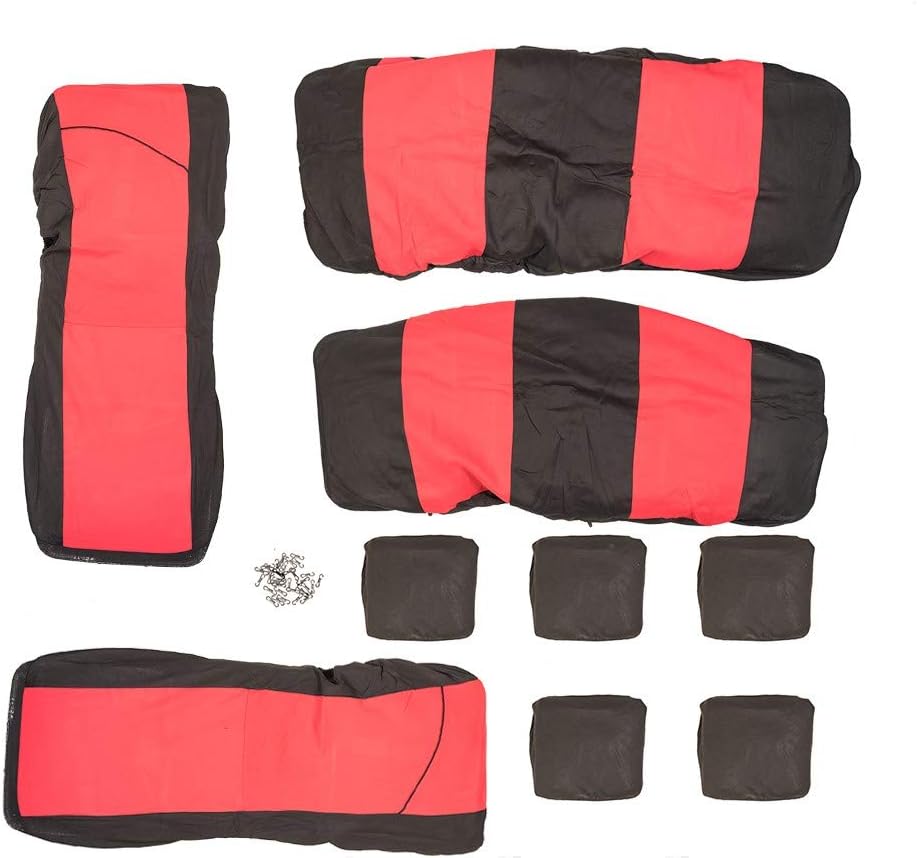 Xtremeauto® Sports Car Seat Covers (RED) - Image 4