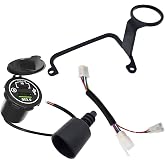 DC 12V Power Outlet Accessory Kit w/Harness Compatible for Yamaha TW200 (2009-current)