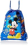 Mickey Mouse and Friends Draw String Backpack Bag - Blue by Disney