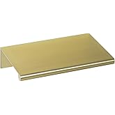 #3306-3 in. CKP Brand Back Mount Finger Edge Pull, Brushed Brass