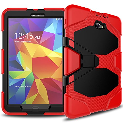 Samsung galaxy tab a 10.1 case(sm-t580),3in1 slim heavy duty shoc…