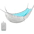 Gold Armour Hammock Underquilt for Single Hammocks and Double Hammocks, Insulated Warm Underquilt - Essential Camping Equipment Gear Under Quilts for Hammock (Grey&Sky Blue)