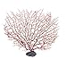 Uxcell Plastic Aquarium Fish Tank Decor Coral, 9-Inch, Red