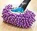 Drhob 2pcs Multi Function Chenille Fibre Washable Dust Mop Slippers Cleaning Shoes（Multicolor random）