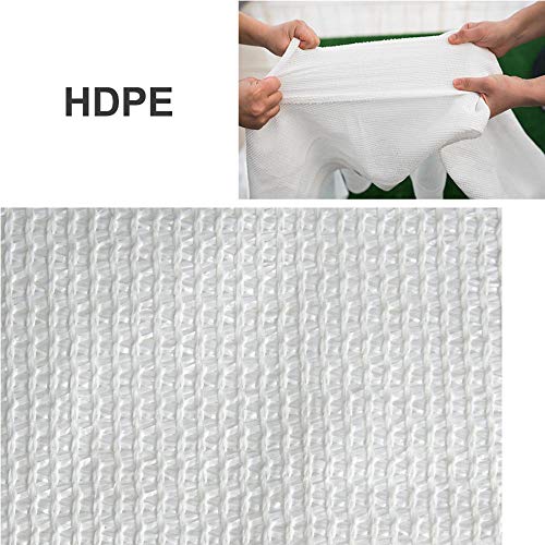 Yeanee 90% Weiß Sonnenschutznetz Garten Schattiernetz Sonnensegel,Sonnenschutz Netz für Garten Blumen und Pflanzen,2x3m… – Bild 4