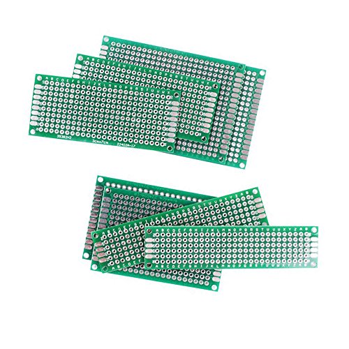Yohii 20Pcs 4Sizes Prototype Board Double Sided PCB Board Universal Printed Circuit Board