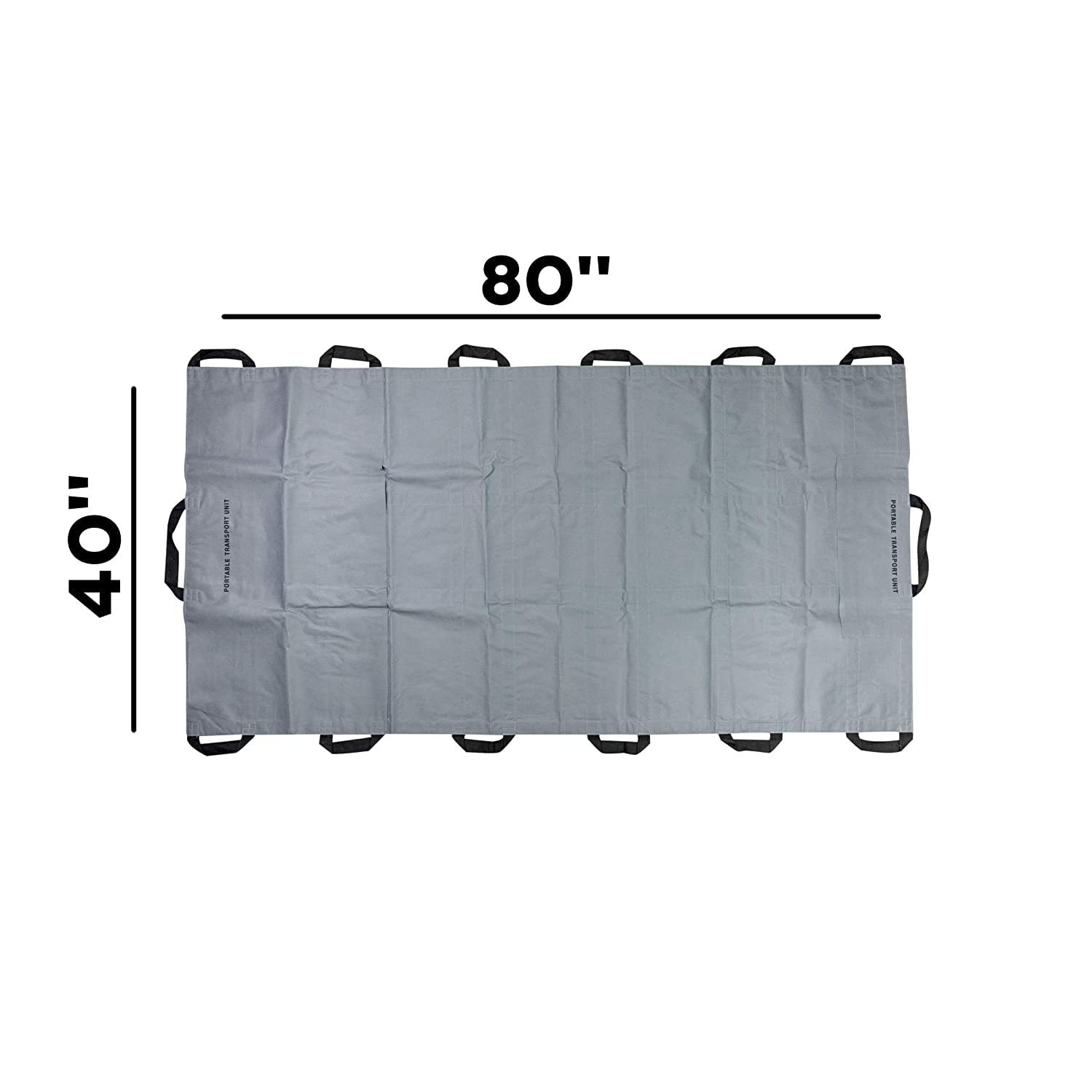 LINE2 Design Portable Patient Transport Unit - Lightweight EMS Stretcher with 14 Handles, Supports up to 1500 lbs.
