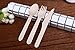Wooden Disposable Cutlery 300 pc Set 100 forks, 100 spoons, 100 knives, Non-toxic dinnerware, eco-friendly, biodegradable & compostable natural wood utensils
