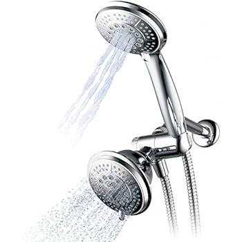 Hydroluxe 1433 Handheld Showerhead & Rain Shower Combo. High Pressure 24 Function 4