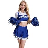 Khanda Cheerleader Costume for Women Party Halloween Costumes Fancy Lingerie Schoolgirls Musical Outfit Cheerleading Uniform