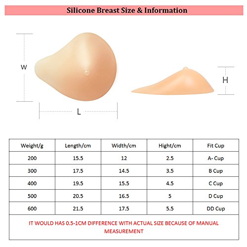 Silicone Breast Forms Women Mastectomy Prosthesis Armpit Make Up Type