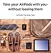 AirPods Case - Premium Zipper Hard Case [Holds AirPods, Lighting Cable, Power Adapter]