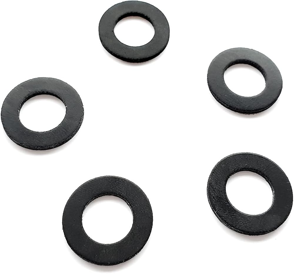 QUERGO 5x Shower Hose Washer Rubber Seals for Shower Head