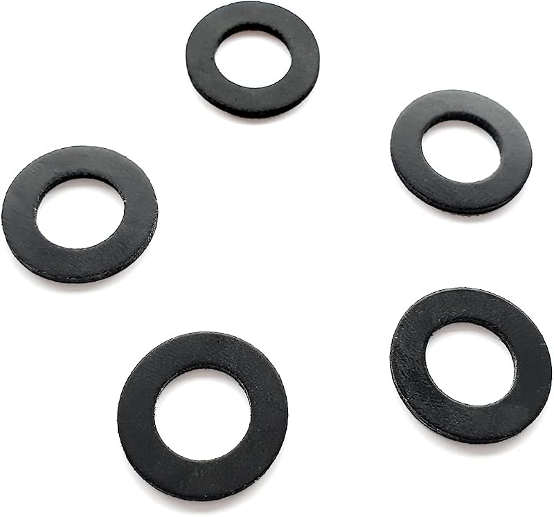 QUERGO 5x Shower Hose Washer Rubber Seals for Shower Head