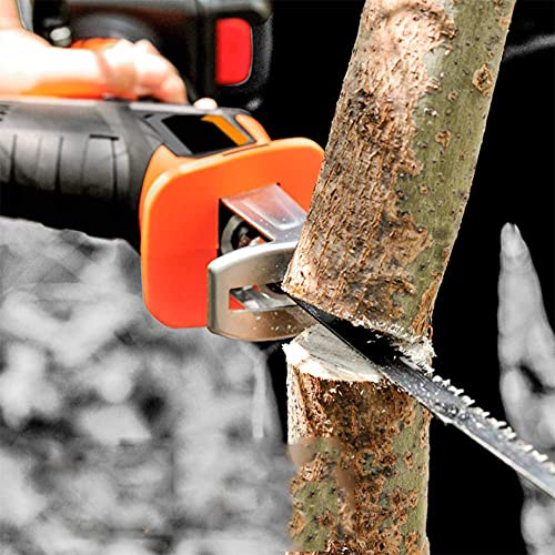 12-V-Akku-Gartenschnitt-Säge, tragbare elektrische Säbelsäge mit 2 Packungen mit 2,0-Ah-Batterien und 6-Psc-Klinge… – Bild 5