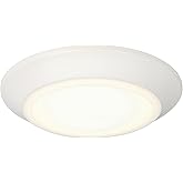 Westinghouse 6134000 Makira Traditional One-Light, 7.5 Inch 16 Watt Dimmable LED Indoor/Outdoor Surface Mount Fixture with Co