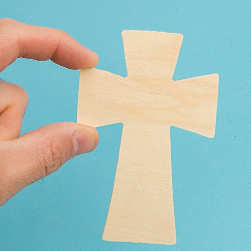 Factory Direct Craft lightweight Unfinished Wood Celtic Cross Cutouts for Kids Crafting, Creating and Embellishing