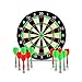 LoveisCool 17’’ Magnetic Dart Board with 12 Magnet Darts