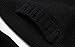 Men's Button Point Stand Collar Knitted Slim Fit Cardigan Sweater (M, Black)