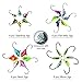 BASSDASH Ice Fishing Lure Kit Glowing Paint Jigs for Winter Ice Jigging Crappie Sunfish Perch Walleye Pike with Tackle Box