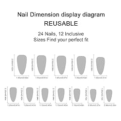 Halloween Press on Nails Medium Almond Fake Nails