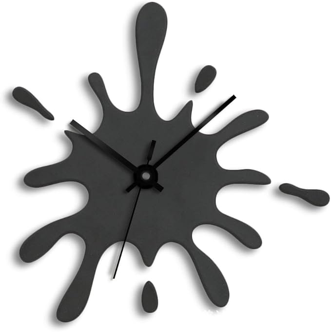 Wanduhr für Schlafzimmer, Silent Wanduhr 12-Zoll-Nordic Clock Farbe