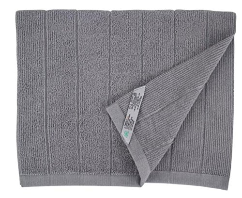 Fabbrica Home Bamboo Rayon Kitchen Drying Towels Patented Everplush Technology (6, Gray)