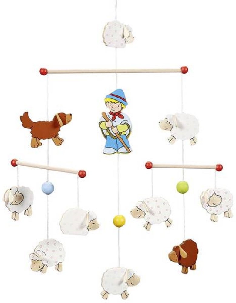 Goki Mobile Flock of Sheep Hanging Toy