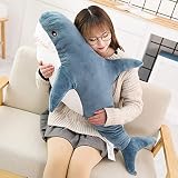 XIAOHONG 100cm Giant Shark Plush Toy Soft Stuffed Animal Cushion Pillow view 5