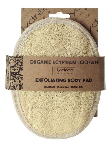 Organic Egyptian Loofah Exfoliating Body Pad - Luxury Body Exfoliator by Hydrea London