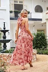GRACE KARIN Women's Summer Crossover Halter Neck