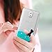 Galaxy Note 3 Case, Note 3 Glitter Case with HD Screen Protector for Girls Women,LeYi Shiny Cute Design Moving Quicksand Liquid Clear TPU Protective Phone Case for Samsung Galaxy Note 3 ZX Turquoise