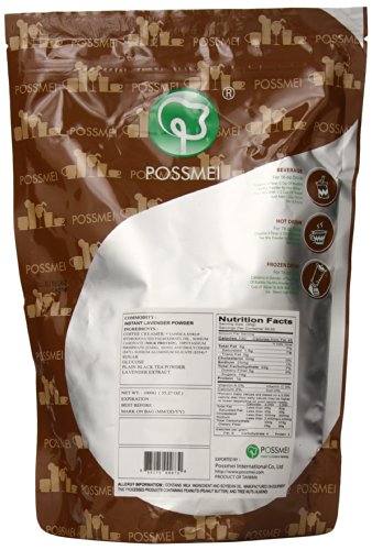 Possmei Bubble Tea Mix Instant Powder, Lavender, 2.2 Pound