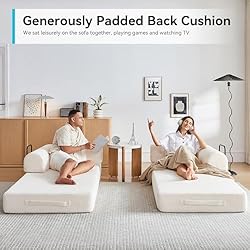 QQR Convertible Folding Mattress Couch, 5-in-1
