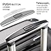 Coolife Luggage Expandable 5 Piece Sets PC+ABS Spinner Suitcase 20 inch 24 inch 28 inch (green new)