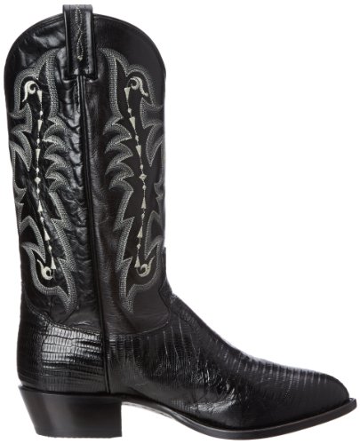 black lizard skin boots