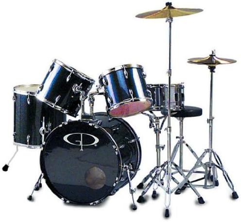 Groove Percussion Performer GP200 Metallic Blue 5-pc. Full Size Drum Set