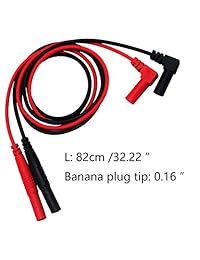 AideTek aguja con punta, puntas conductoras de punta TL809 Juego de puntas para multímetro Fluke Extech