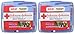 Johnson & Johnson Red Cross Save Travels First Aid Kit, 70 items, (Pack of 2)
