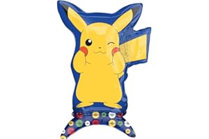 Pokémon Pikachu Shaped Balloon, Blue and Yellow, Character Theme