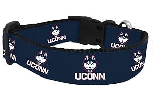 PRO SPORT BRAND College Dog Collar (Large, UConn)