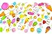 Pidoko Kids Random Assorted Squishies 20 Pcs Pack - Cream Scented Jumbo, Medium, Mini, Soft Slow Rising Squishy - Phone Straps And Key Chain (20 Pcs)