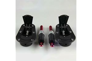 TEAMWILL Black Racing Car Quick Release Bonnet Lock Hood Pins Latch No Key Locking Kit