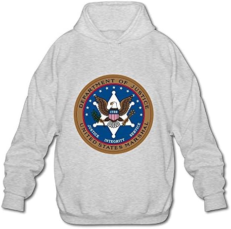 Opptyt Hoodies United States Marshals Service 100% Cotton Hoodies Novelty Sweashirt Jacket For Mans