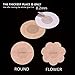 Airbin Nipple Covers, Women Disposable Flower Shaped Nipple Covers - 12 Pairs (24 pads)