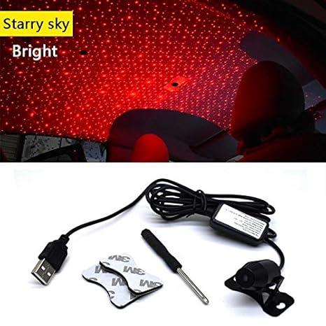 Teepao Car Interior Atmosphere Lights Romantic Galaxy Car Roof